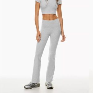 NWOT aritzia tna chill high rise atmosphere flare leggings heather grey